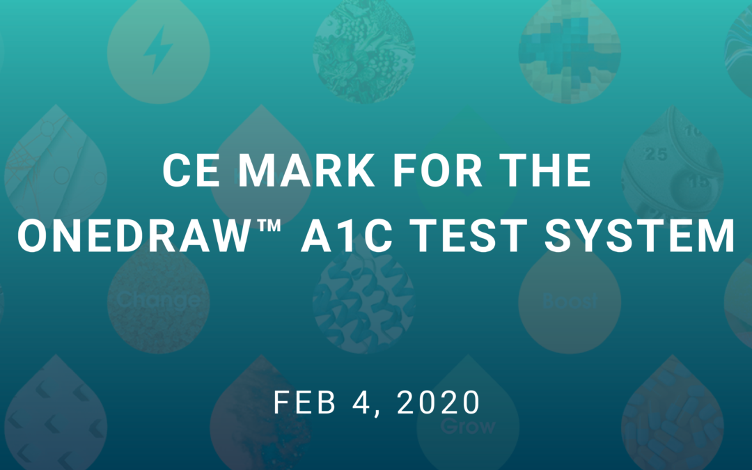 Drawbridge Health Announces CE Mark for the OneDraw™ A1C Test System