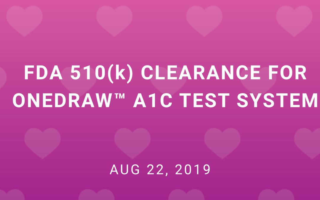 Drawbridge Health Receives FDA 510(k) Clearance for OneDraw™ A1C Test System